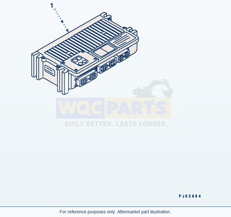 Komatsu WA470-5 Fuel Controller (Shassis Mount)(#310091-) parts diagram
