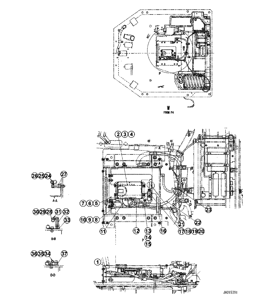 FLOOR (KOMTRAX GPRS) (3/3)(#81612-) (K4200-72E0)