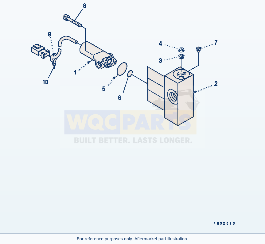 Komatsu WA470-5 Epc Valve parts diagram