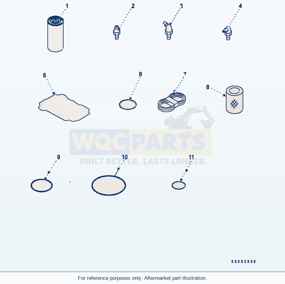 Komatsu WA470-6 Spare Parts(#85001-) parts diagram