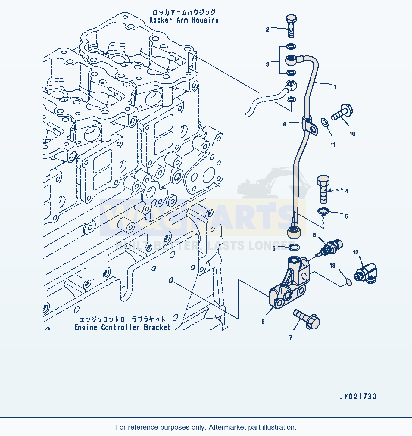 Komatsu WA470-6 Fuel Return (#567555-) Serial 90216-UP (FOR EU) parts diagram