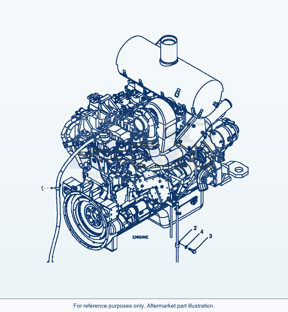 Komatsu WA470-6 Engine Exhaust Hose Clip Serial A46001-UP parts diagram