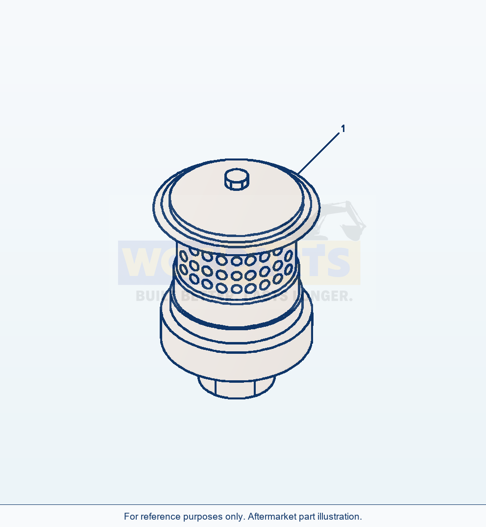 Komatsu WA470-6 Pre-Cleaner parts diagram