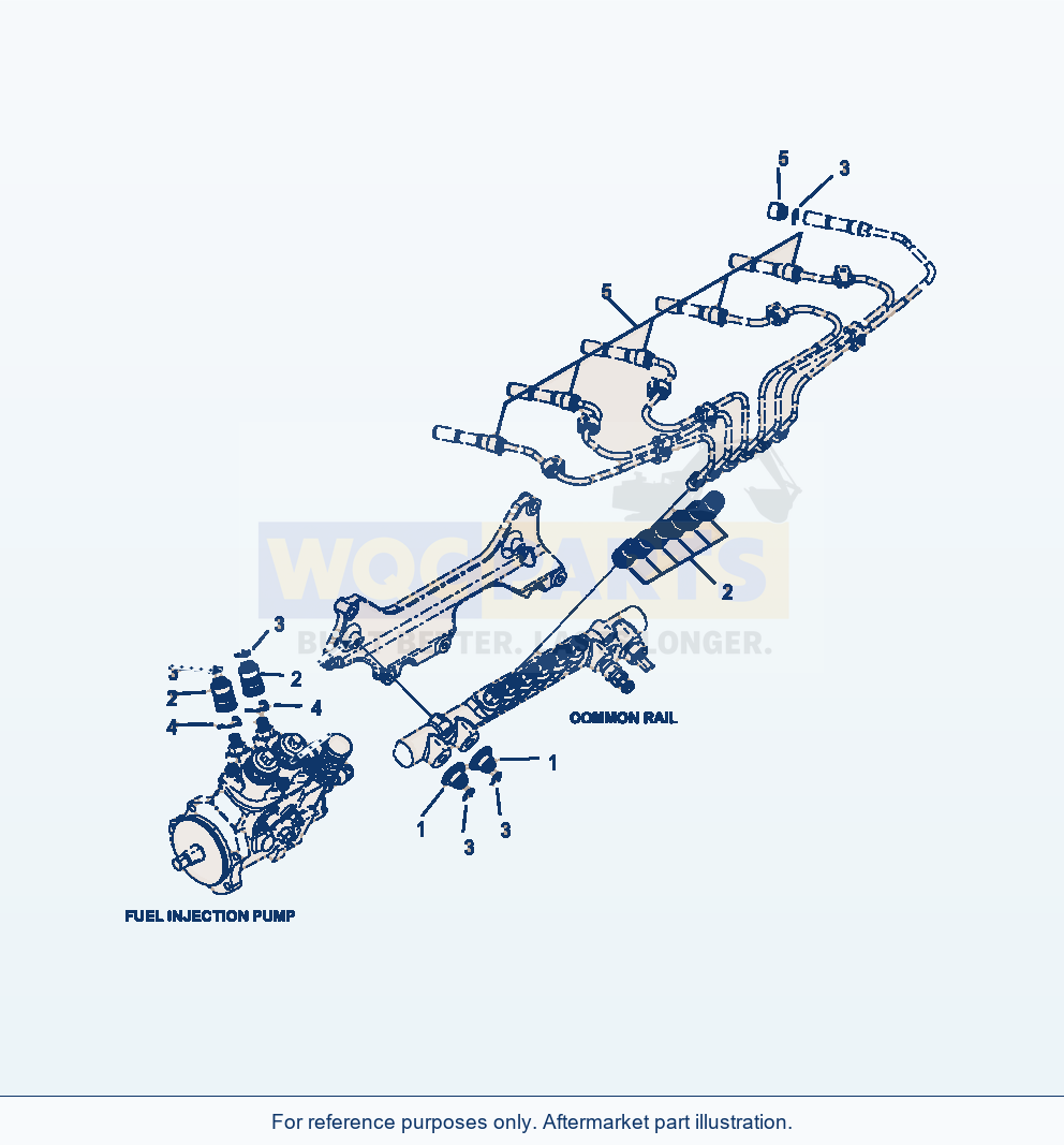 Komatsu WA470-6 Other Parts For Fuel Piping Serial A46001-UP parts diagram