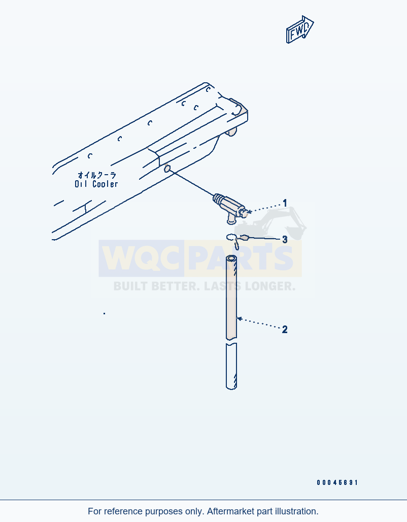 Komatsu WA470-6 Water Drain Valve Serial 85001-90215 (ECOT3) parts diagram