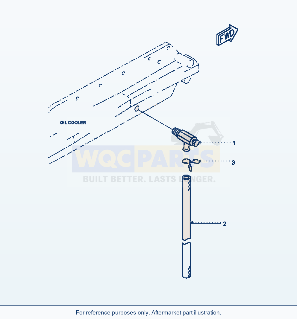 Komatsu WA470-6 Water Drain Valve Serial A45001-UP parts diagram