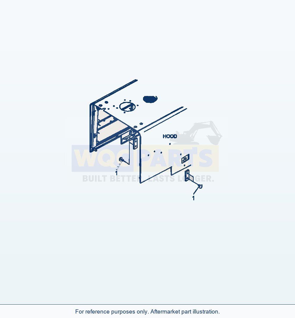 Komatsu WA470-6 Hood Cap Serial A46001-UP parts diagram