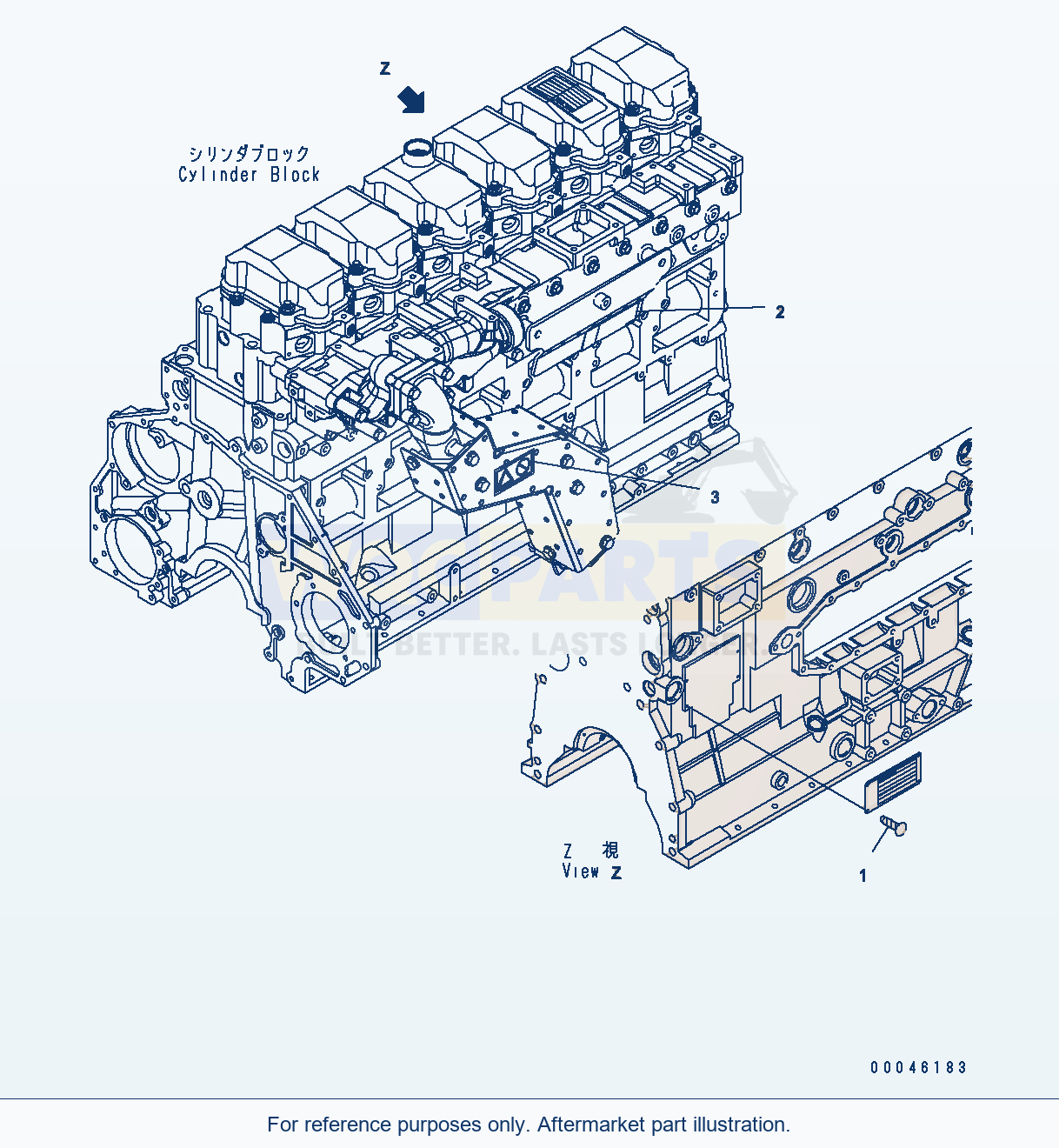 Komatsu WA470-6 Aa Engine — Name Plate And Caution Plate parts diagram