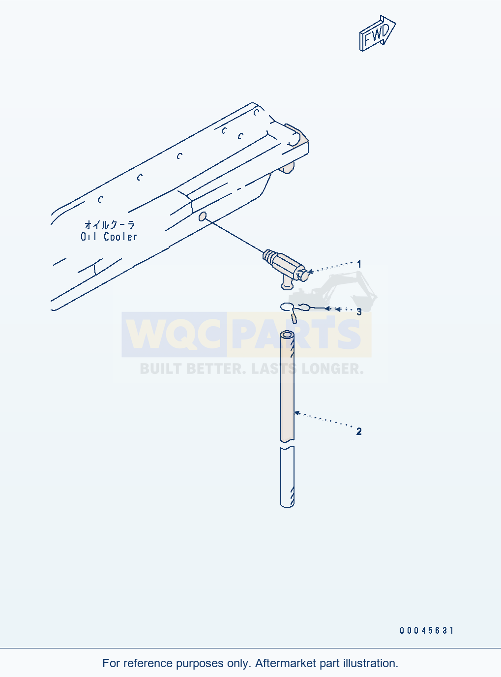 Komatsu WA470-6 Aa Engine — Water Drain Valve parts diagram