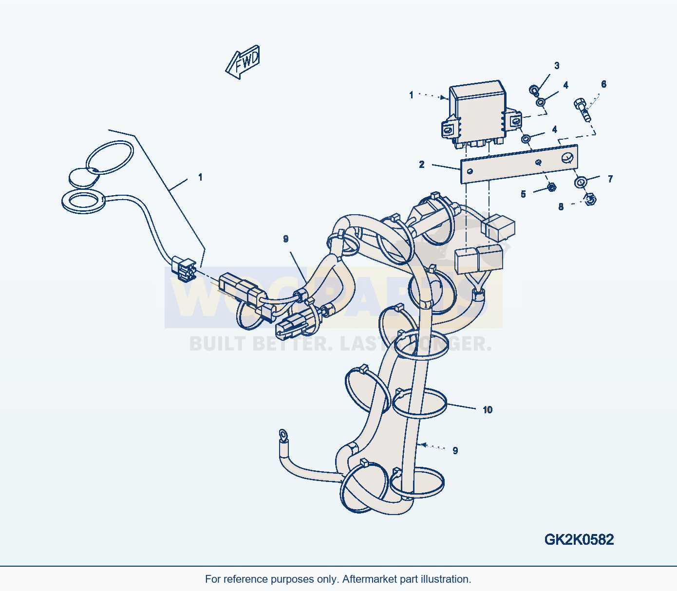 Komatsu WA470-6 W0 Miscellaneous — Immobilizer (With Masterkey) parts diagram