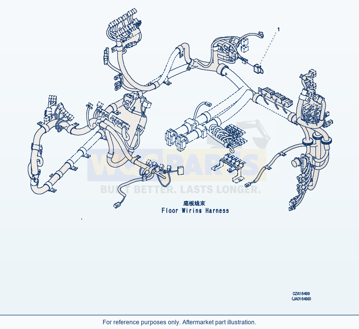 Komatsu WA470-6 Rops Cab (Komtrax Less) (|K00363) parts diagram