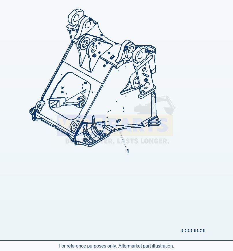 Komatsu WA470-6 Front Frame(#85001-) Serial 85001-90215 (ECOT3) parts diagram