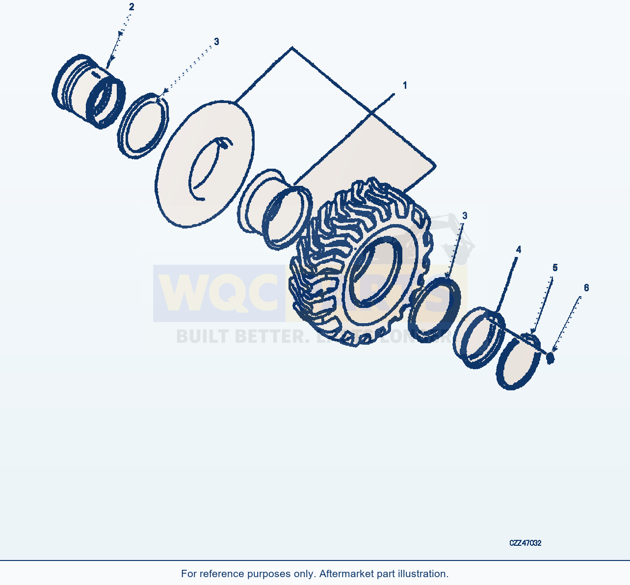 Komatsu WA470-6 Tire (With Tubed Tires) (|S00485) parts diagram