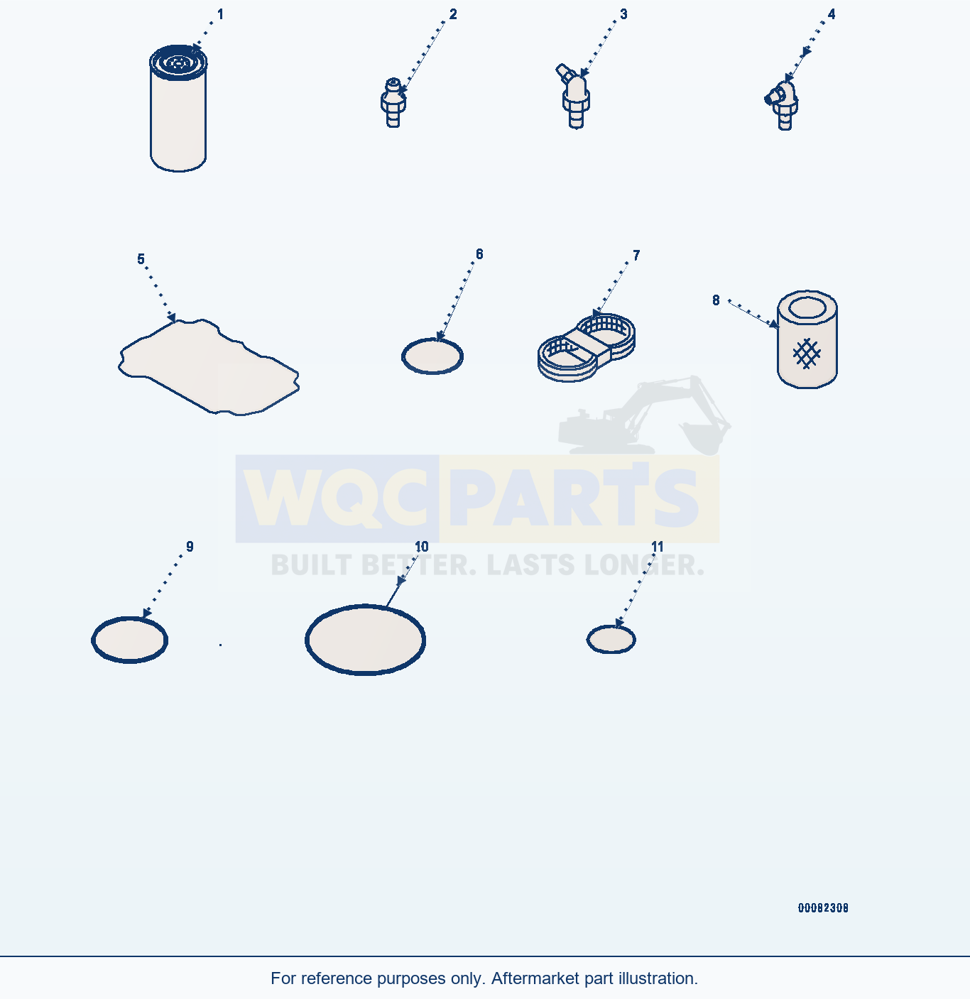 Komatsu WA470-6 Spare Parts (|V00546) parts diagram