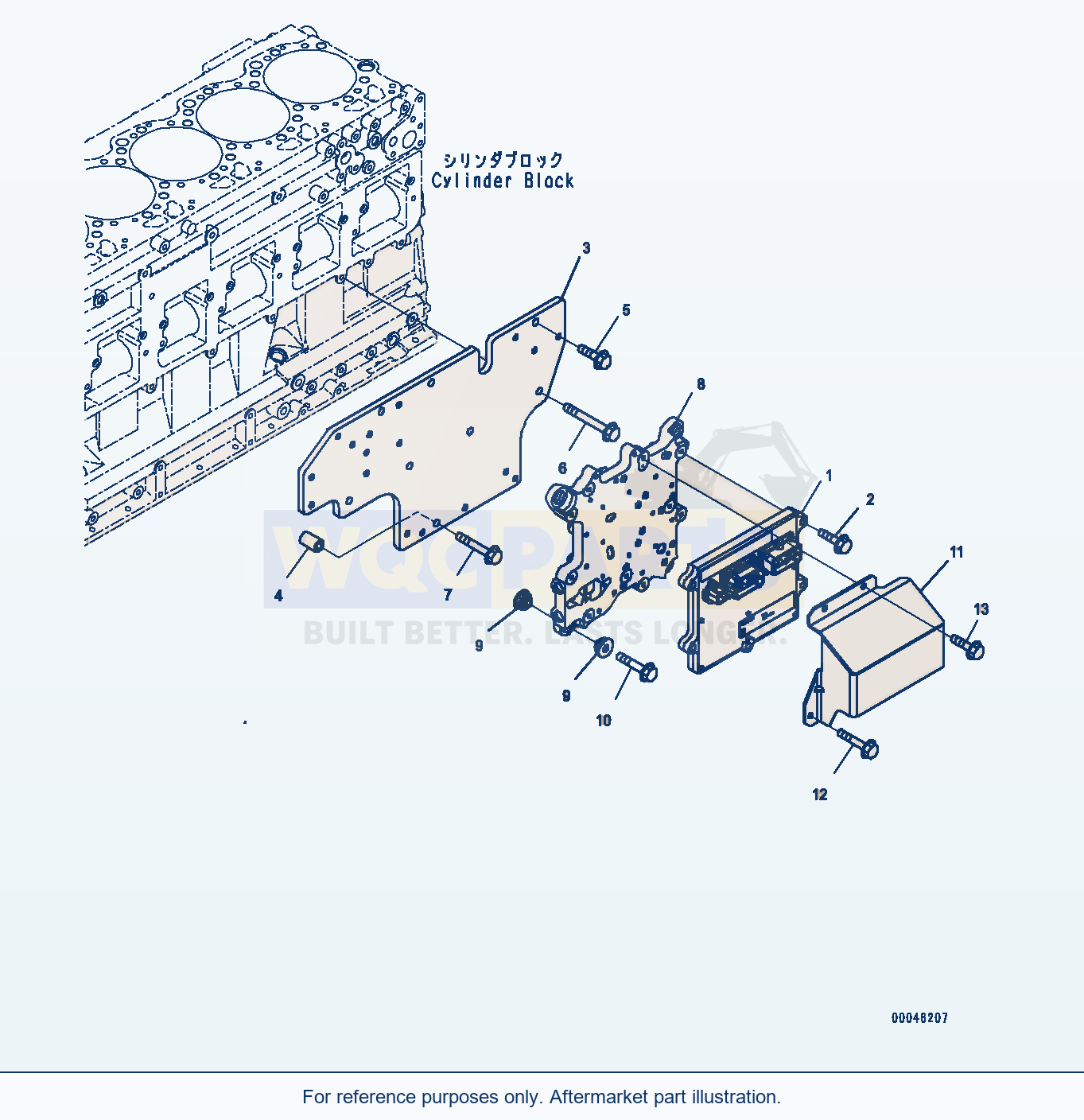 Komatsu WA470-6A Engine Controller (#567555-) parts diagram