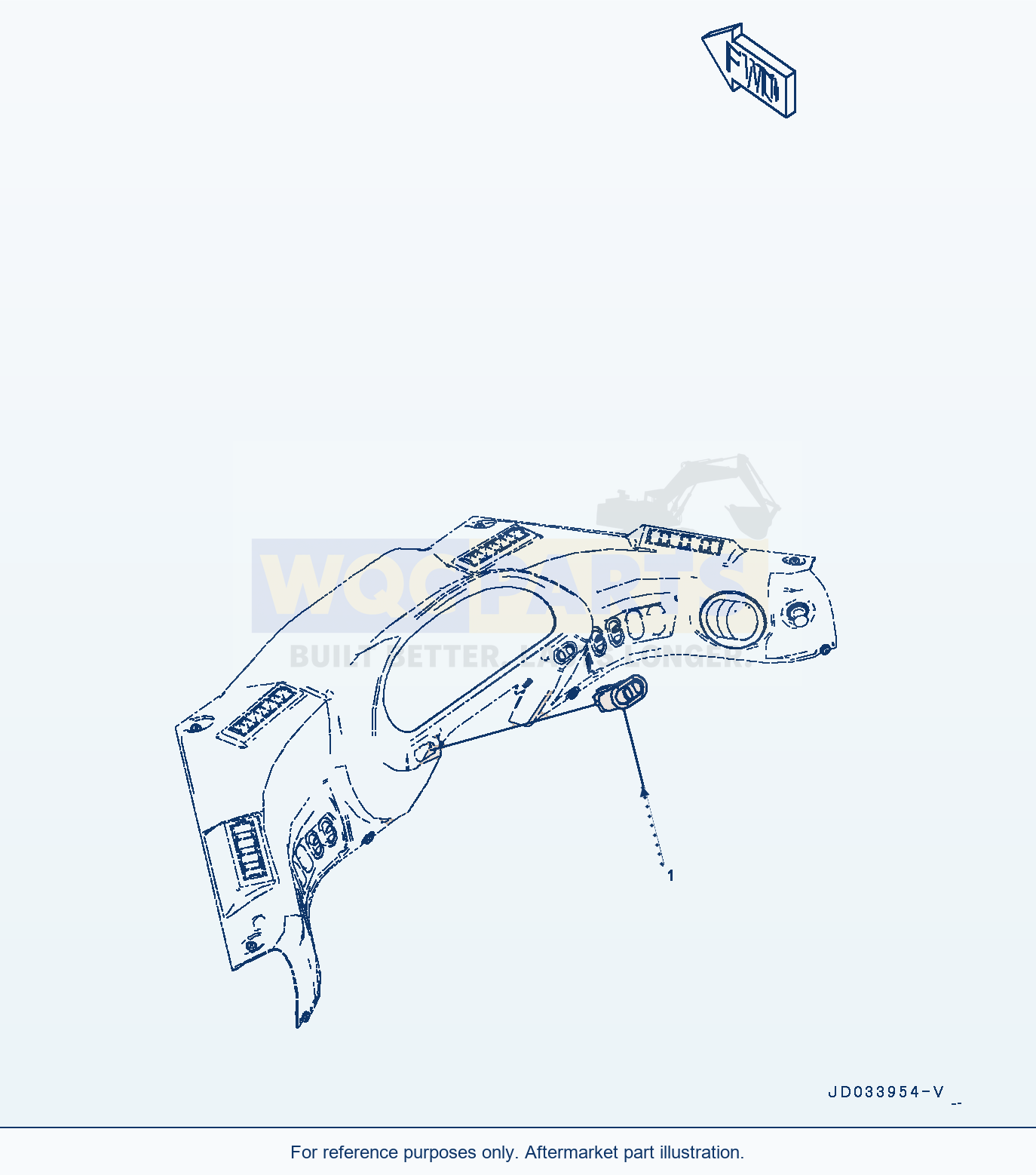Komatsu WA470-6A Switch, With Ecss — Switch (#90216-) parts diagram