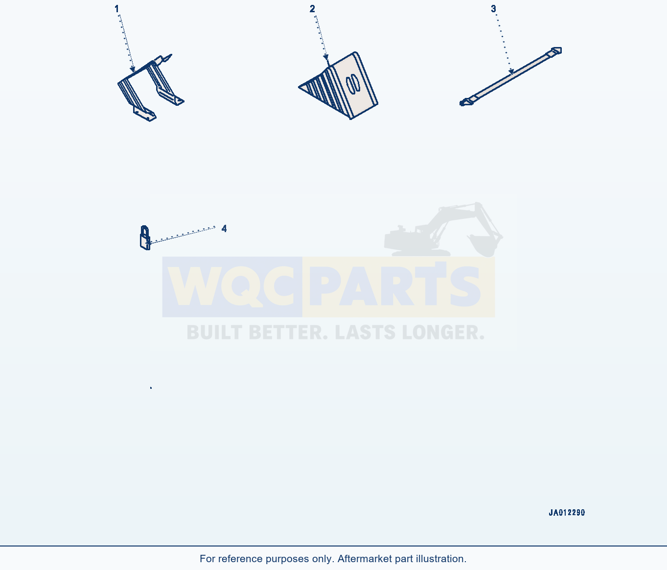Komatsu WA470-7 General Tool Set And Wheel Stopper (#10001-) parts diagram