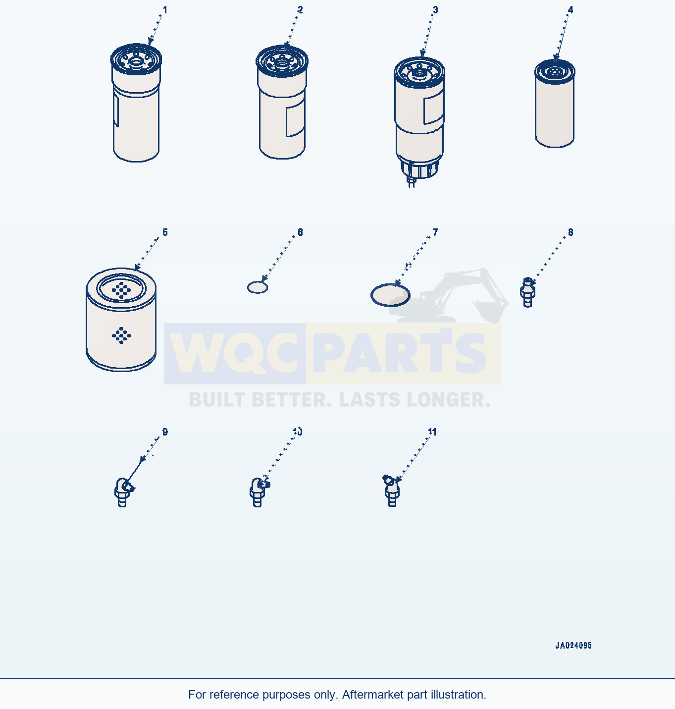 Komatsu WA470-8 Spare Parts (#100001-) parts diagram
