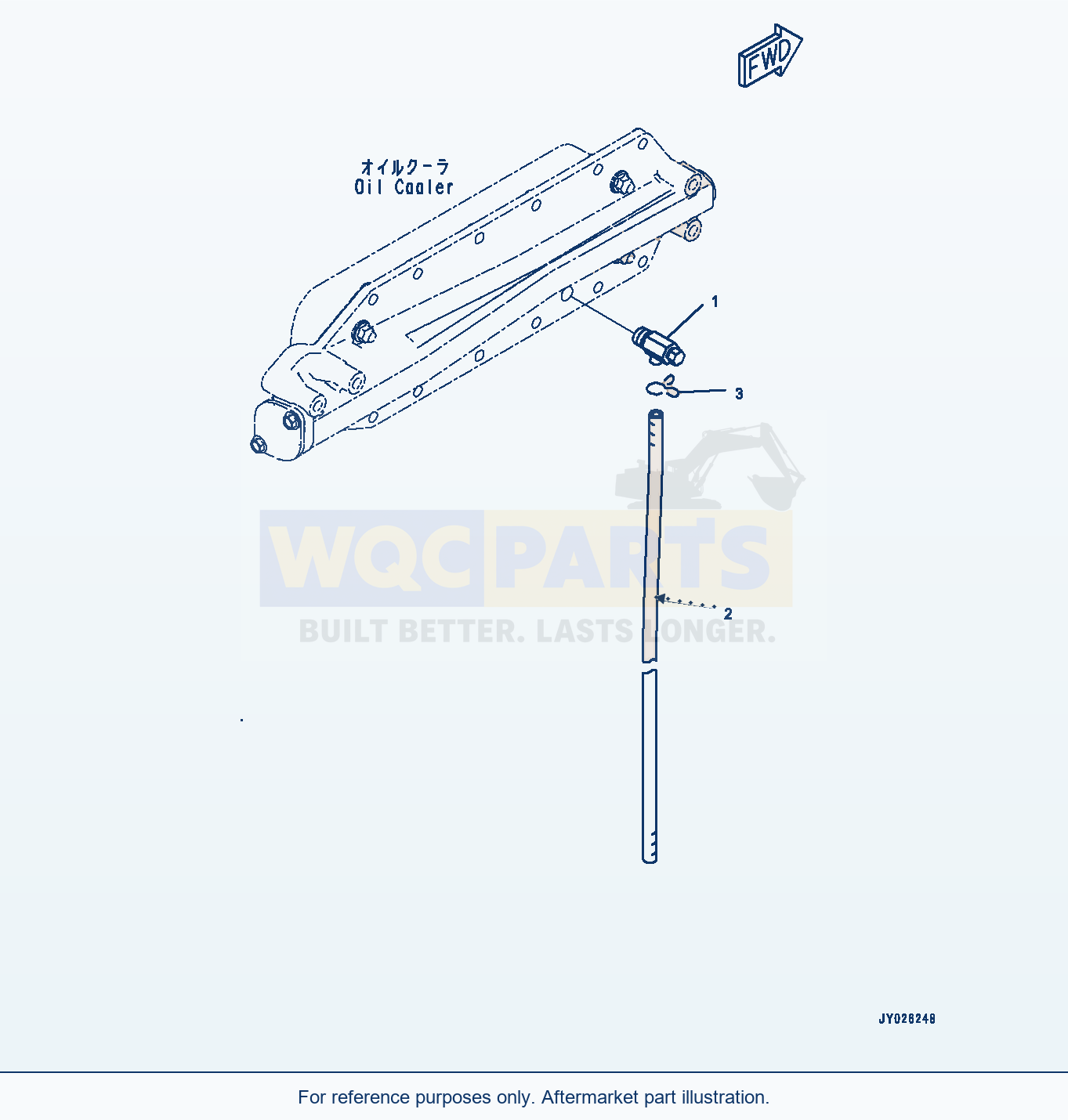 Komatsu WA470-8 Water Drain Valve (#860103-) parts diagram