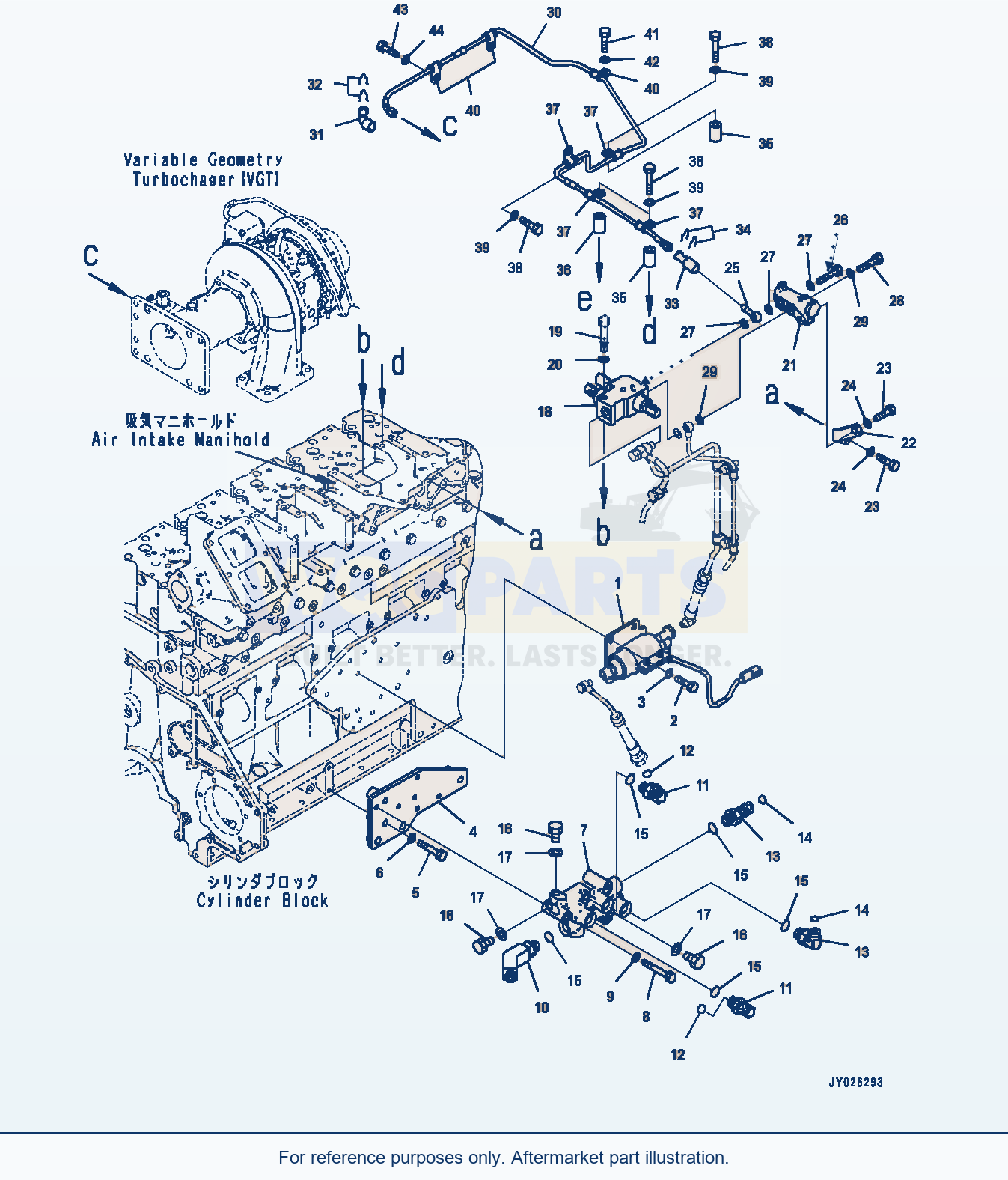 Komatsu WA470-8 Fuel Filter, Priming Pump (#860103-) parts diagram