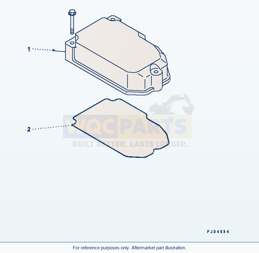 Komatsu WA500-1 Head Cover(#25714-) parts diagram