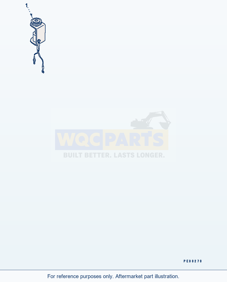 Komatsu WA500-1 Starting Aid (Heater Signal)(#12585-) parts diagram