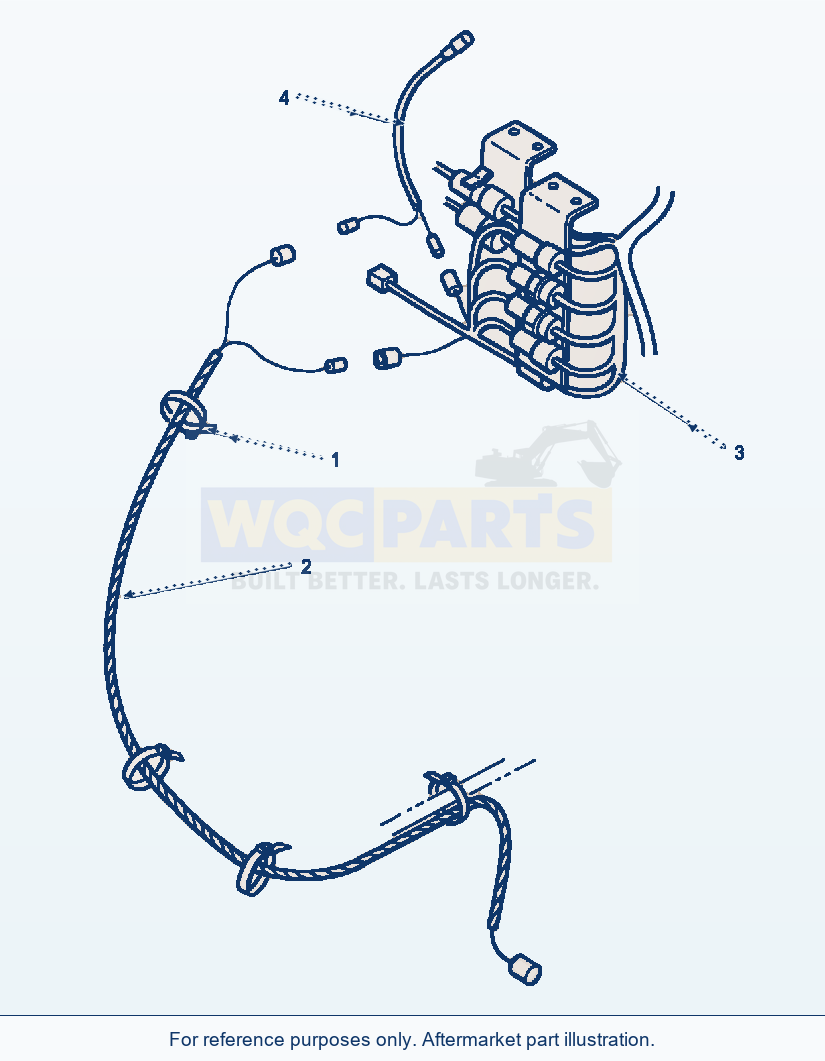 Komatsu WA500-1LE Ground Driven Steering Electrical parts diagram