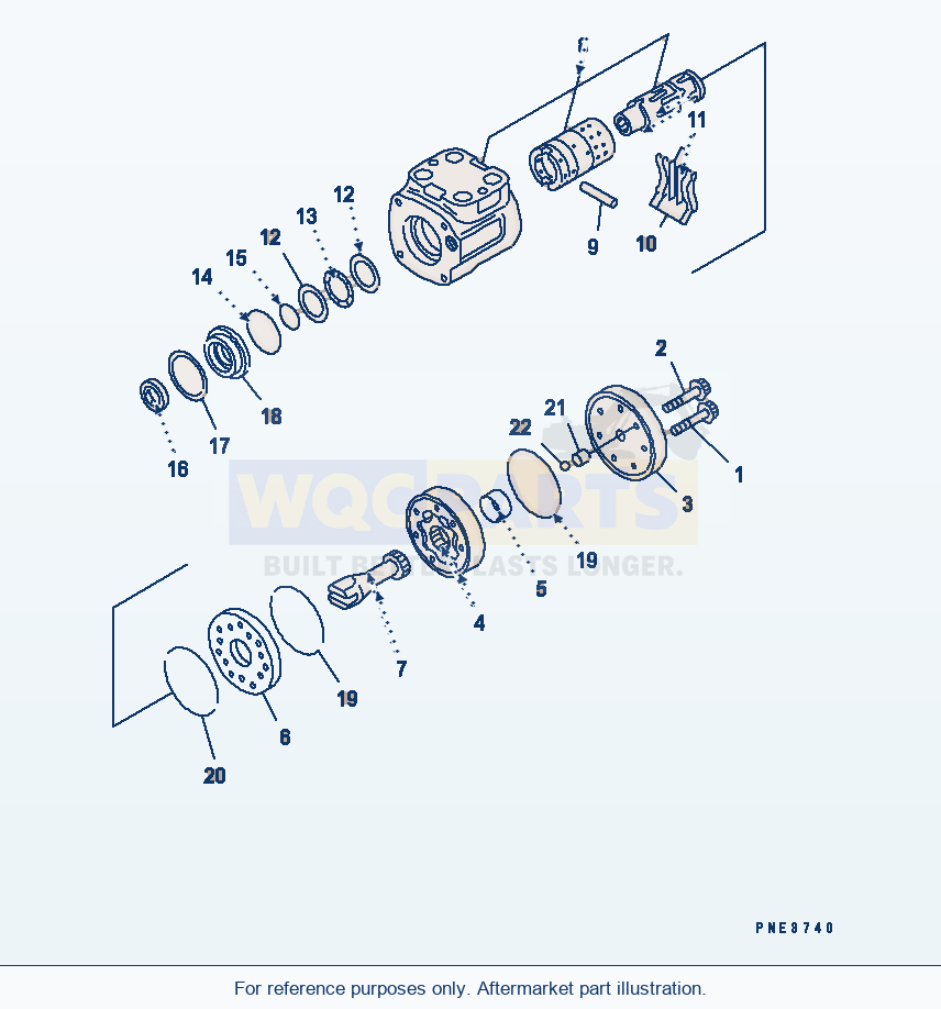 Komatsu WA500-3 Floor Sub (Steering Valve)(#52019-) parts diagram