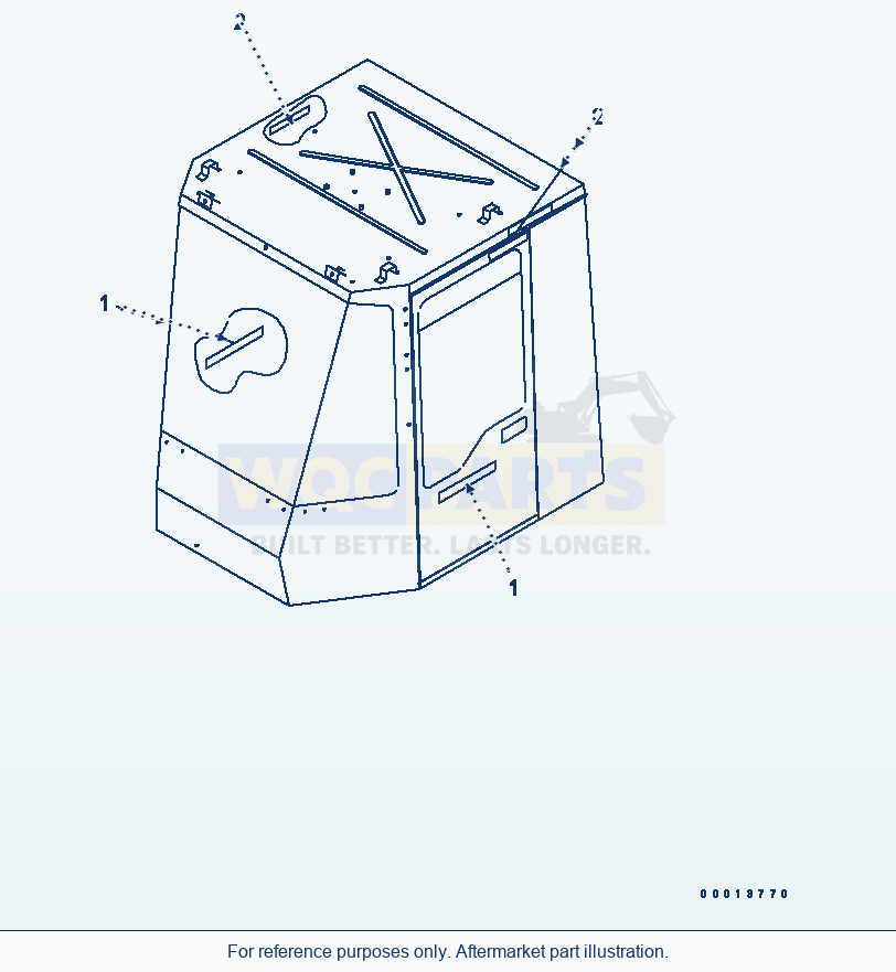 Komatsu WA500-3 Operator'S Cab (Marks And Plates)(#52001-) parts diagram