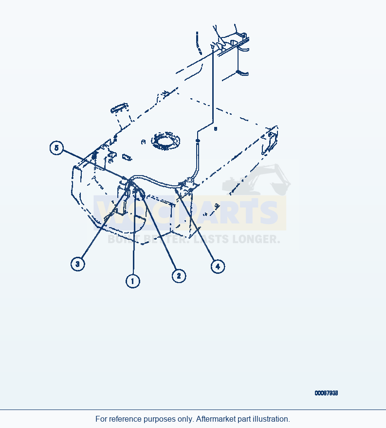 Komatsu WA500-3 Engine(#52491-) parts diagram