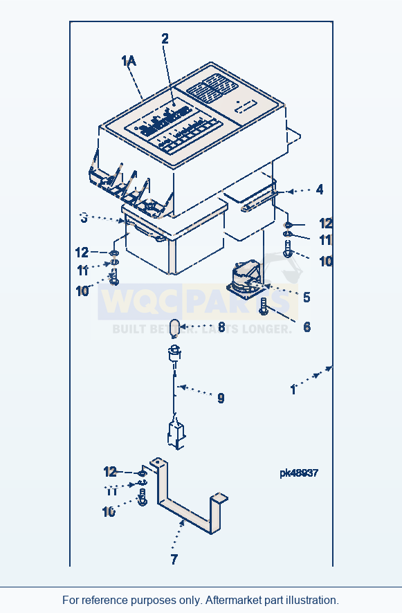 Komatsu WA500-3H Floor Sub (Maintenance Monitor - Inner Parts) parts diagram