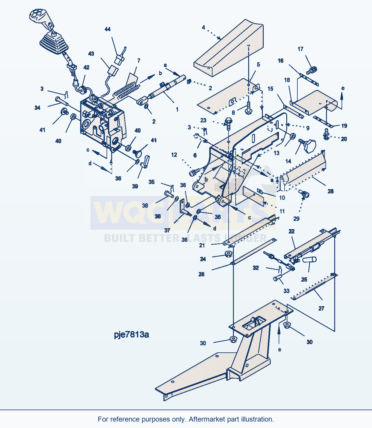 Komatsu WA500-3H Op. Seat (Joy Stick Steering - Armrest) parts diagram