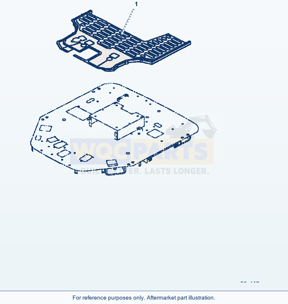Komatsu WA500-3L Floor Mat parts diagram