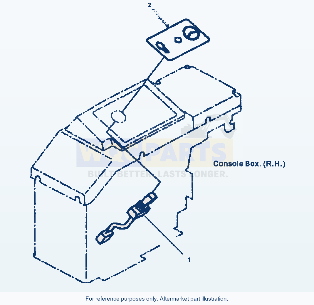 Komatsu WA500-3L Joystick Steering Controls Switch And Panel parts diagram