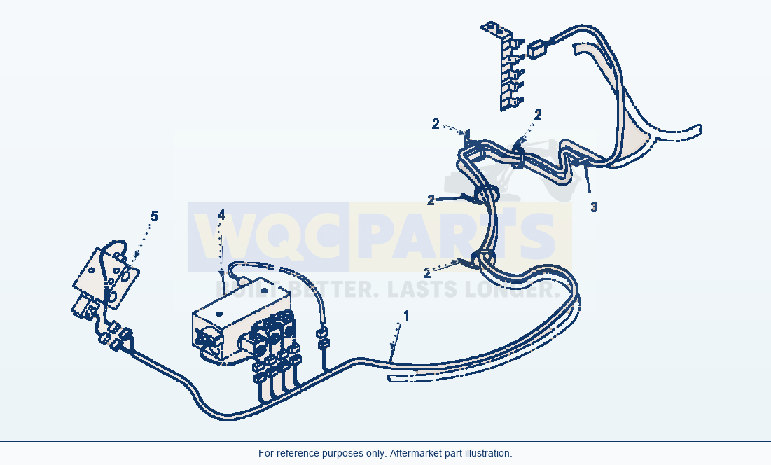 Komatsu WA500-3L Electrical System Ecss Line parts diagram