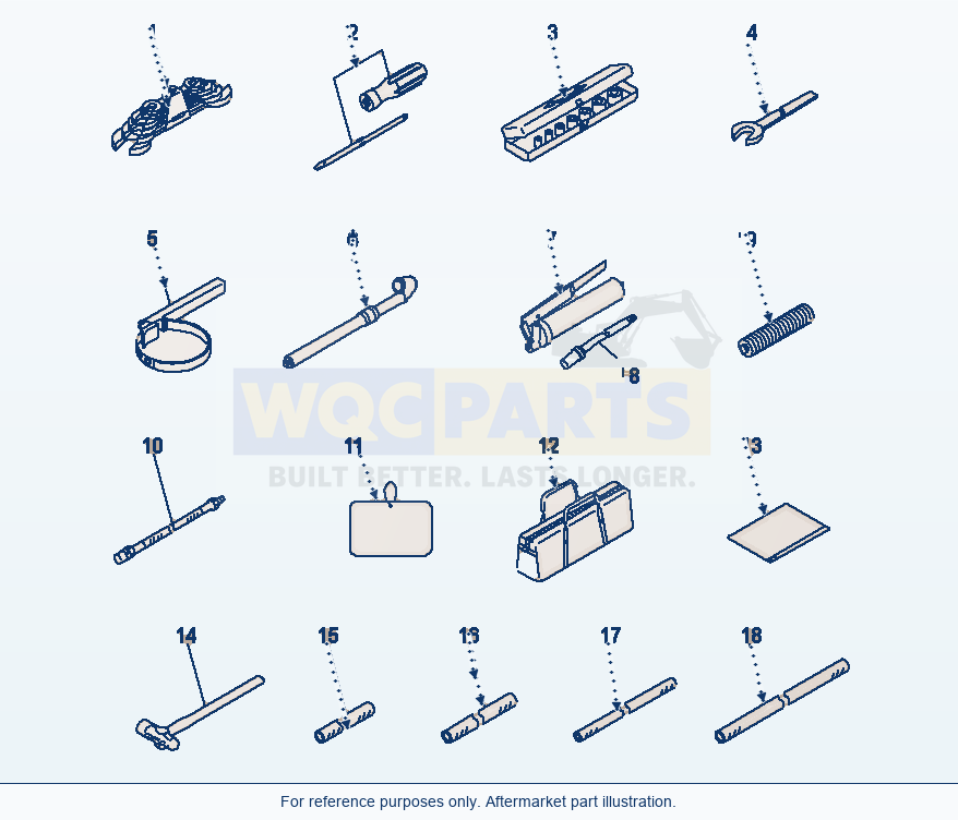 Komatsu WA500-6 Tool(#55001-) Serial 55001-55478 parts diagram
