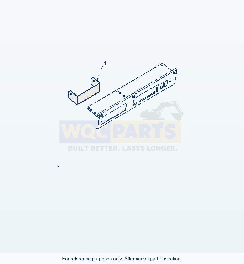 Komatsu WA500-6 Radio Cover Without Radio parts diagram