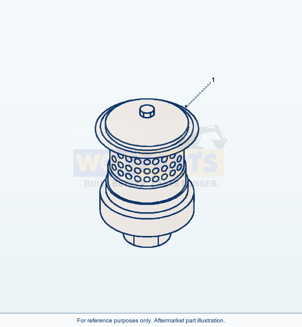 Komatsu WA500-6 Air Precleaner Serial A93001-UP parts diagram