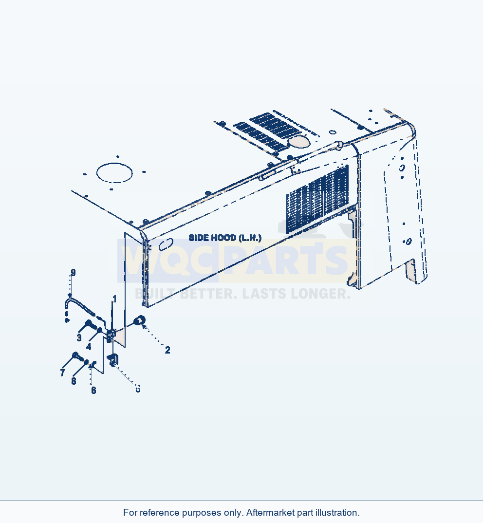 Komatsu WA500-6 Dust Indicator parts diagram