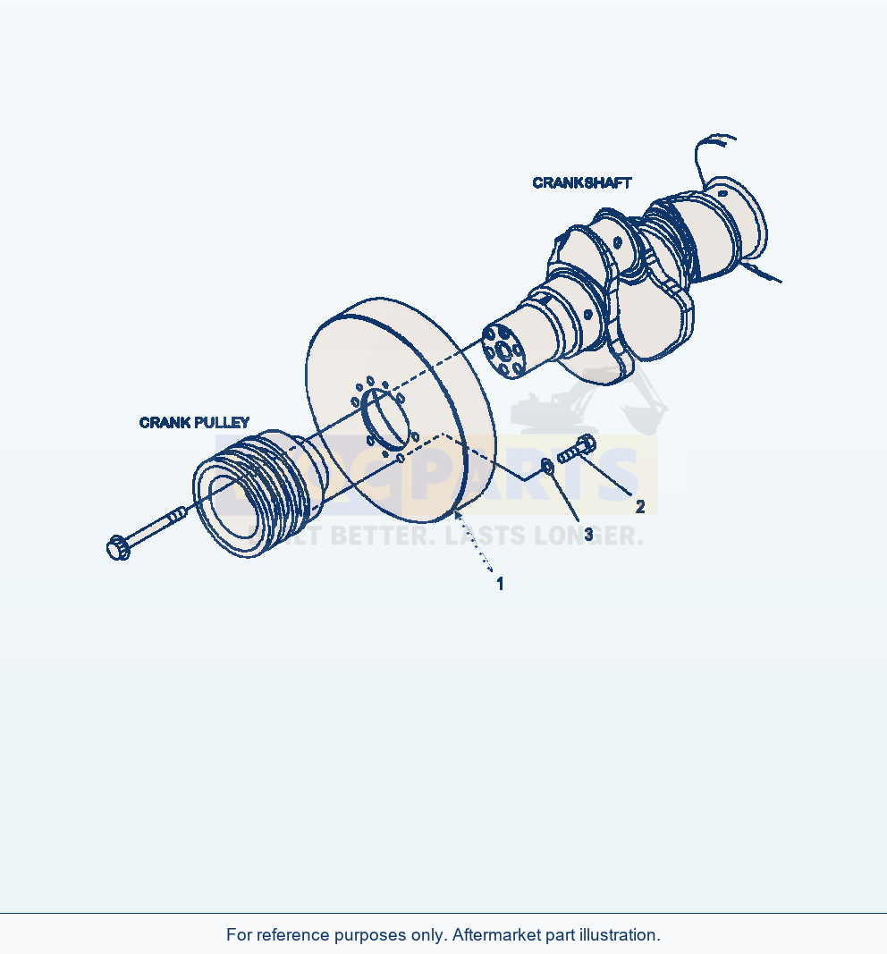 Komatsu WA500-6 Vibration Damper Serial A92001-A93000 parts diagram