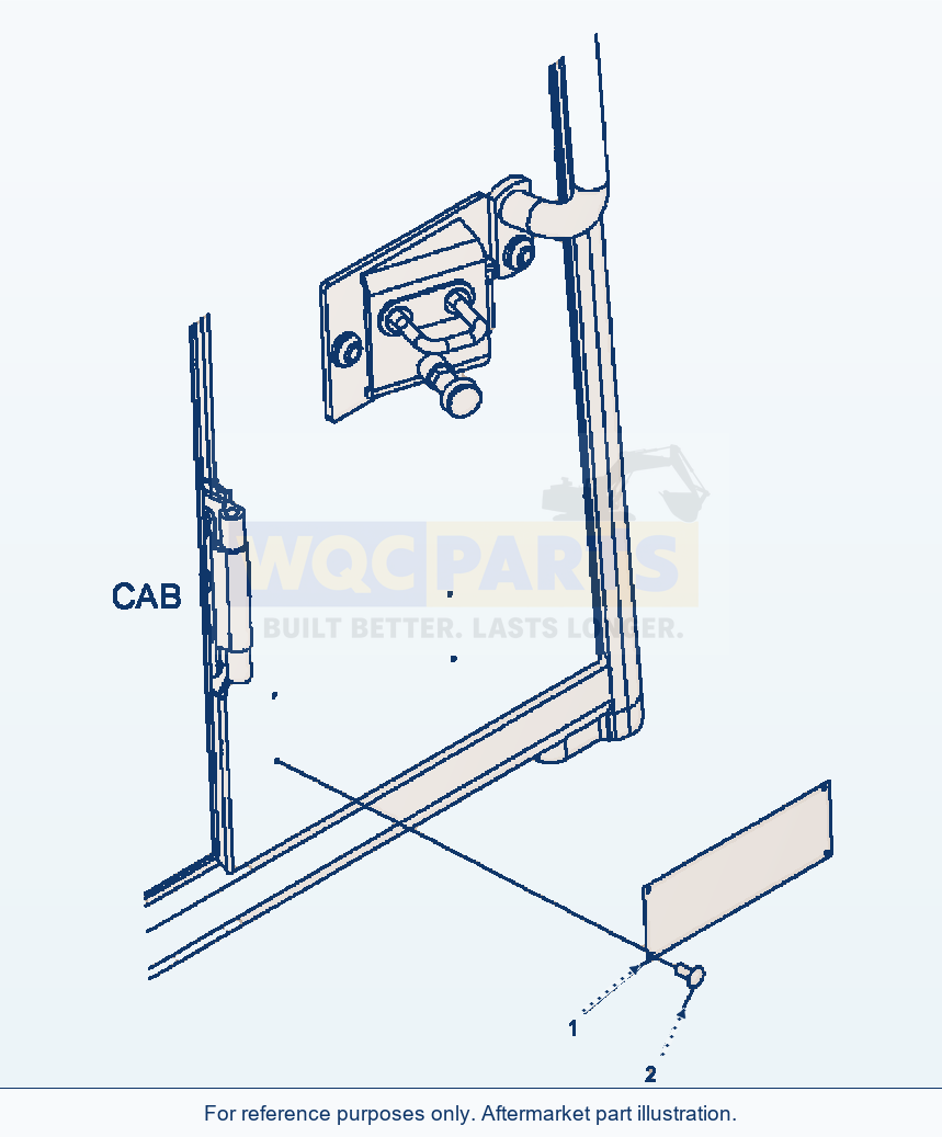 Komatsu WA500-6 Certification Plate Rops parts diagram