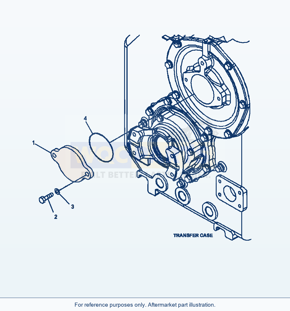 Komatsu WA500-6 Cover Less Ground Driven Pump parts diagram
