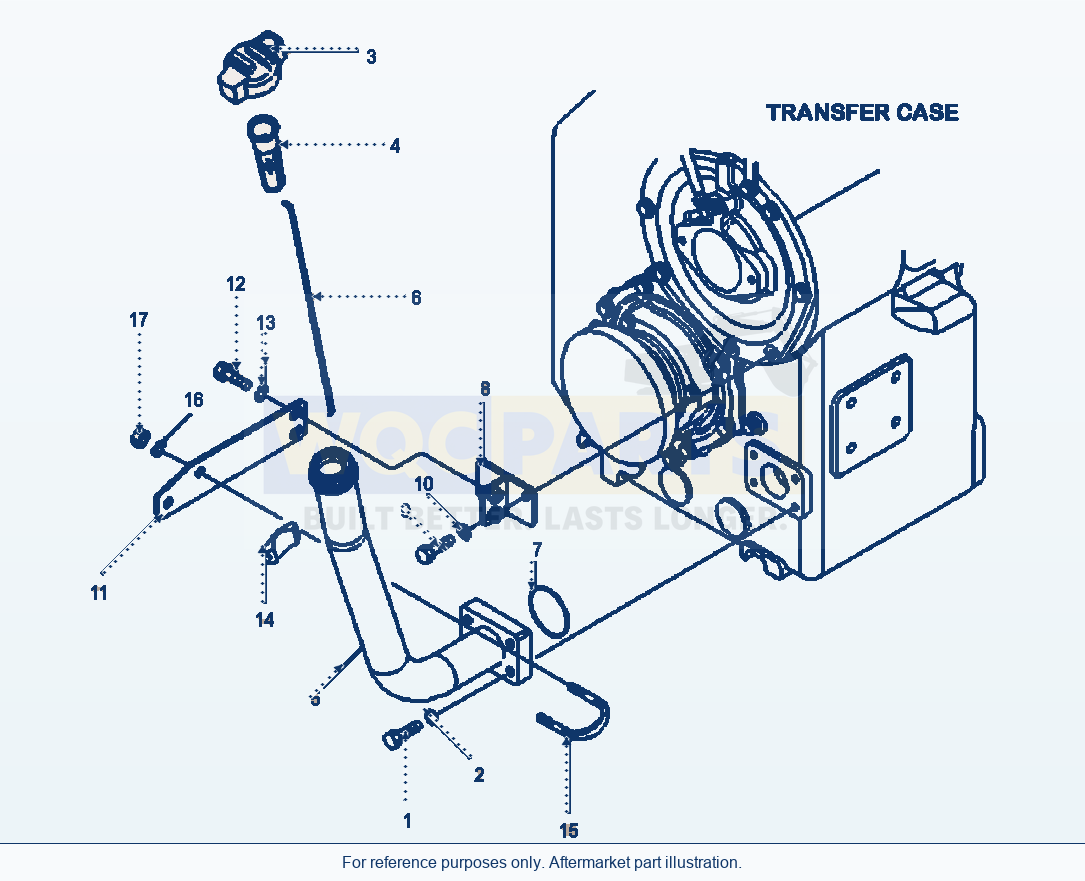 Komatsu WA500-6 Transmission Oil Filler Serial A93001-UP parts diagram