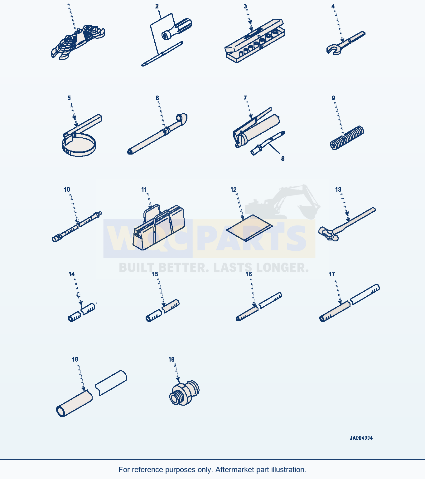 Komatsu WA500-6R Tool, With Tool Kit — Tool (#60010-) parts diagram