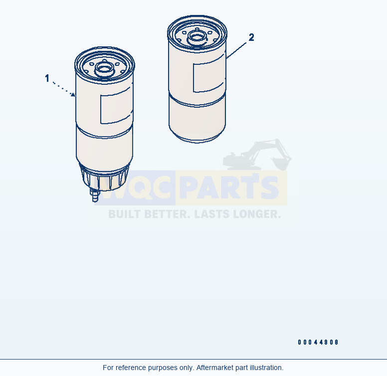 Komatsu WA500-6R Pre-Filter (Service Only)(#630014-) parts diagram