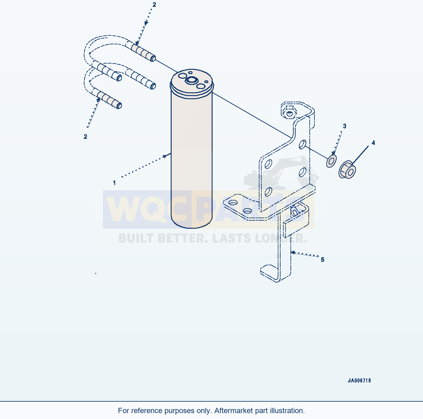 Komatsu WA500-7 Air Conditioner Unit (#10001-) parts diagram