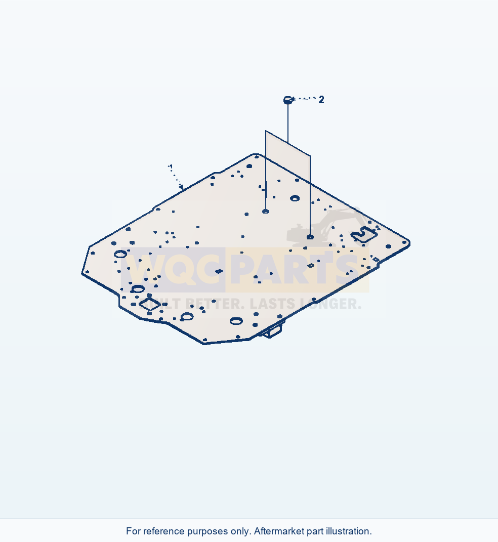 Komatsu WA500-7 Rops Cab Floor parts diagram