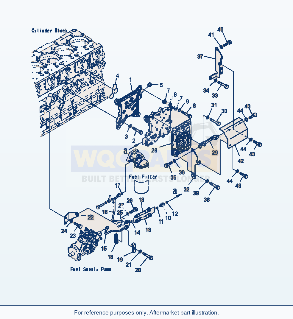 Komatsu WA500-7 Engine Control Module parts diagram