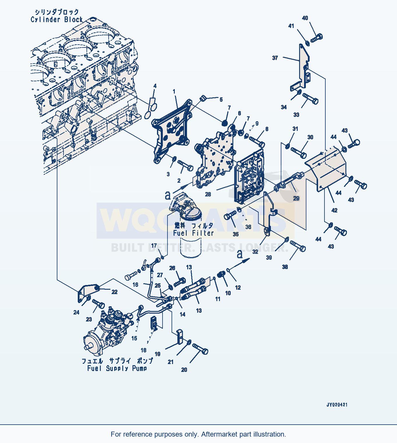 Komatsu WA500-7 Fuel Controller (#730016-) parts diagram