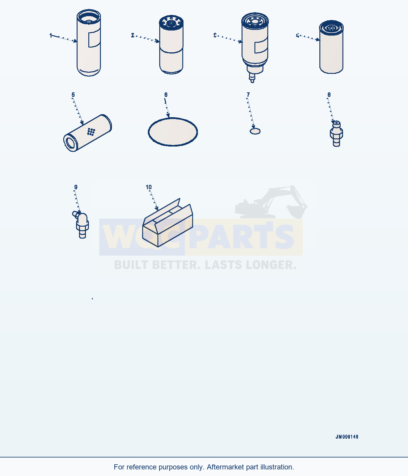 Komatsu WA500-8 Spare Parts (#90001-) parts diagram
